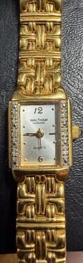 Waltham Diamond Gold Ladies Watch